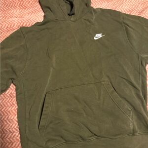 Nike Men's Forest Green Hoodie